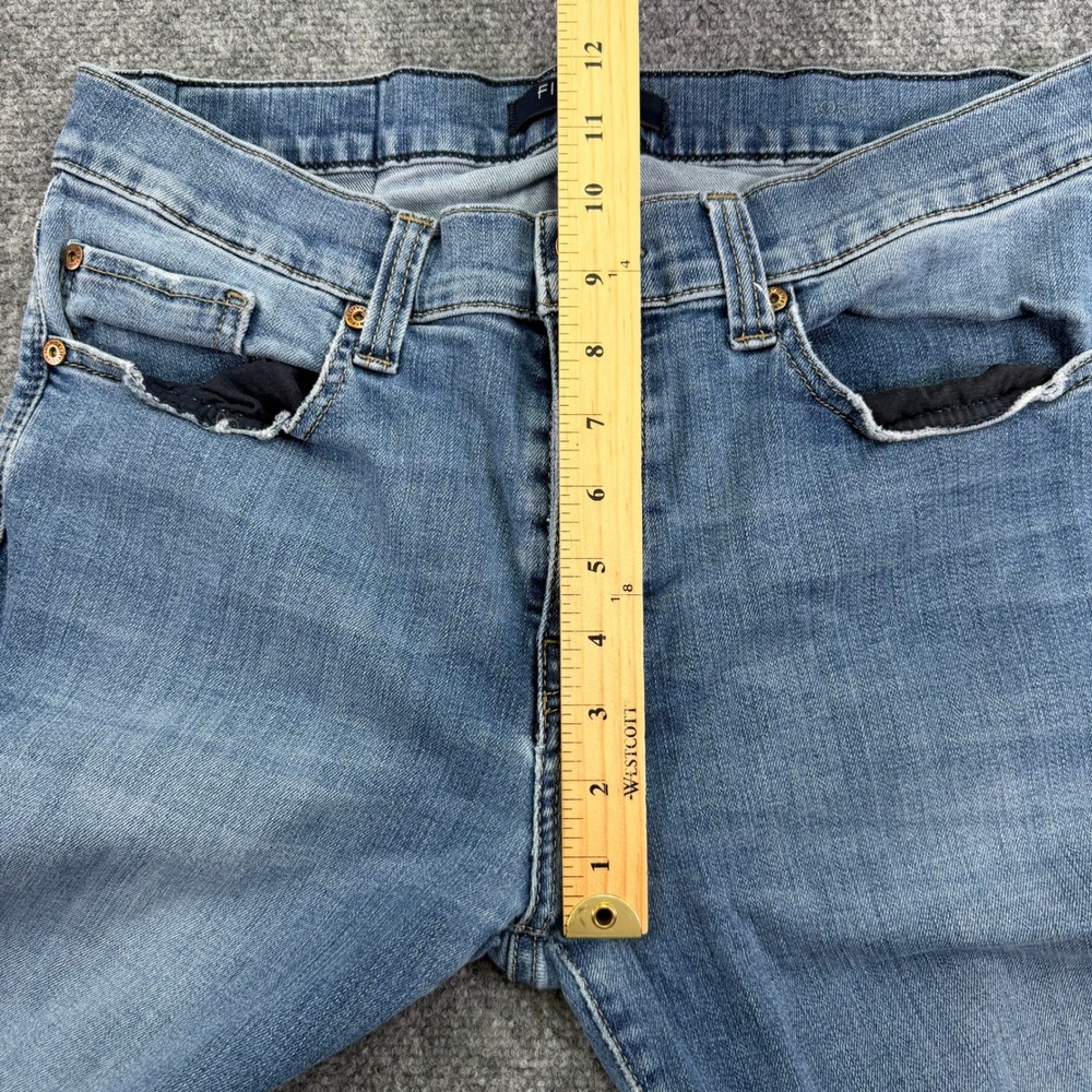 Fidelity Jeans Mens 34 (Fits 32x33.5) Blue Torino Slim Fit Cruz Stretch *FADED - Picture 15 of 16